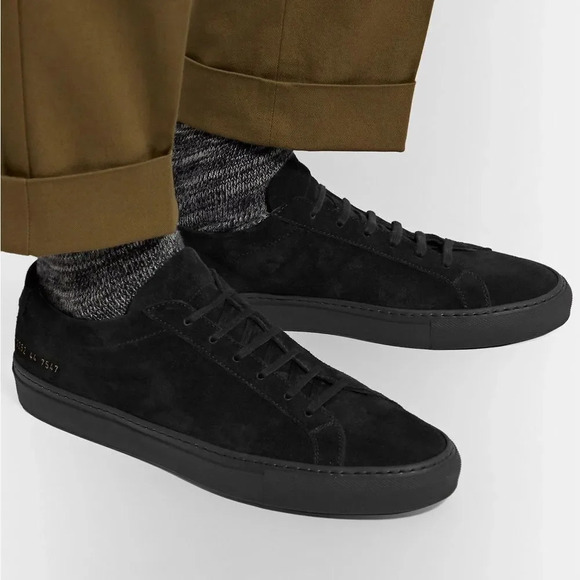 Woman by Common Projects Original Achilles Low Black Sneaker Shoe Size 39/9 - Picture 13 of 13